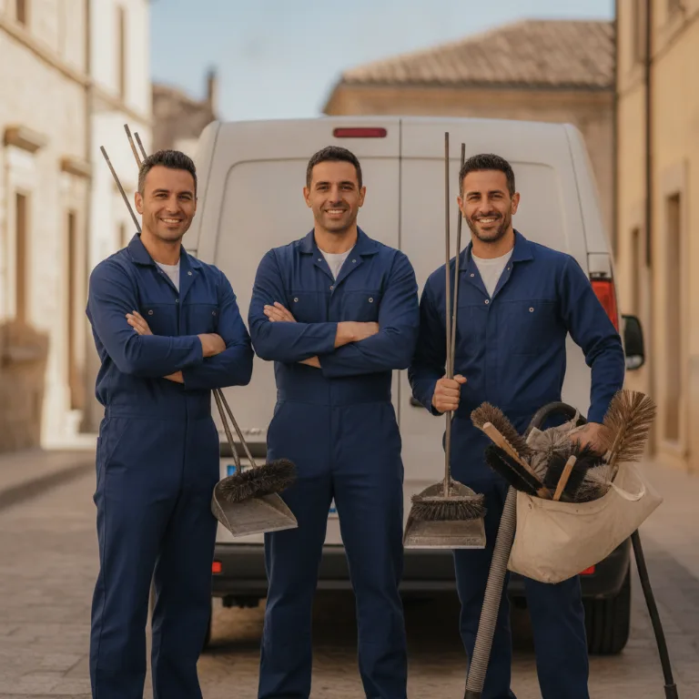 Deshollinador equipo en Algorta